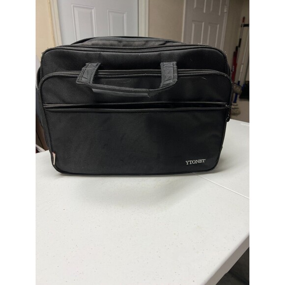 Ytonet 17 inch Laptop Bag Travel Briefcase with Organizer Expandable Black - Picture 5 of 7